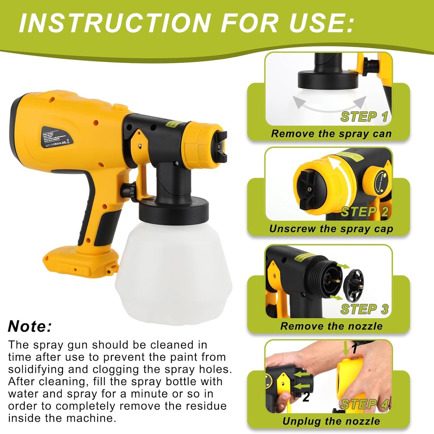 Rechargeable Electric Paint Spray sprayer