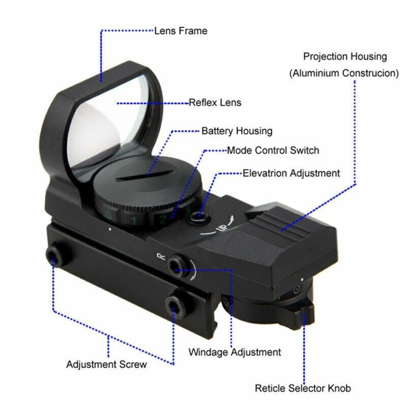 Green Dot Sight Tactical Holo 4 Reticle