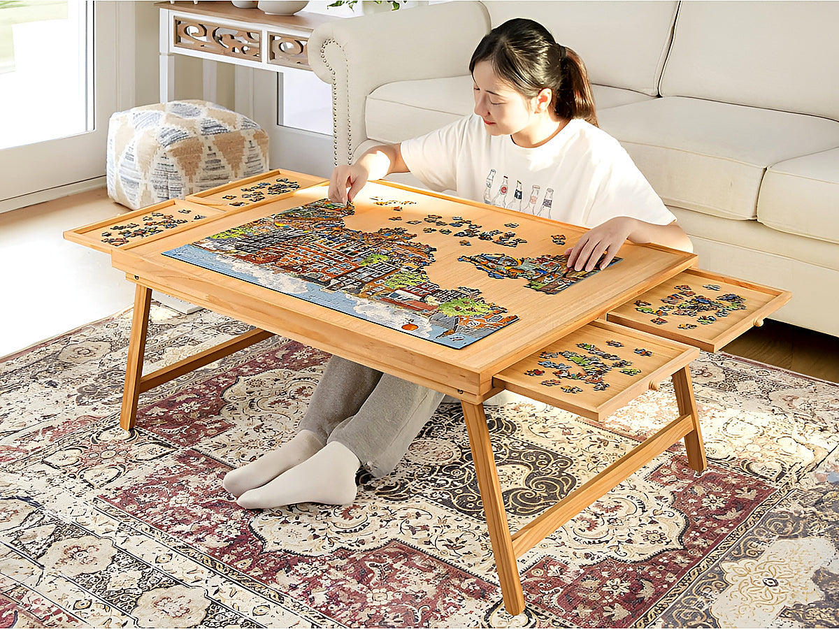 Puzzle Table Craft Board Game Table Jigsaw Game Table