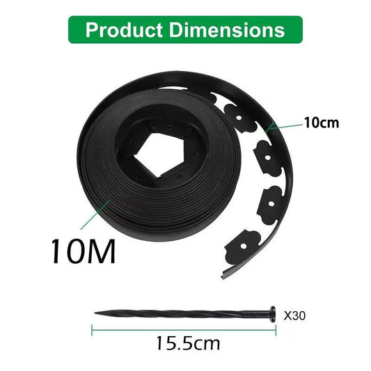 Garden Lawn Edging Landscape Edging 10Mx8PCS