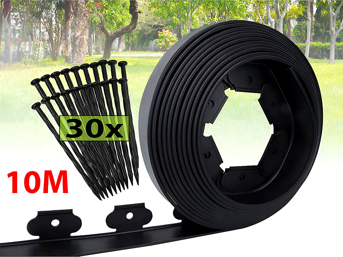 Flexible No-Dig Lawn Edging 10M