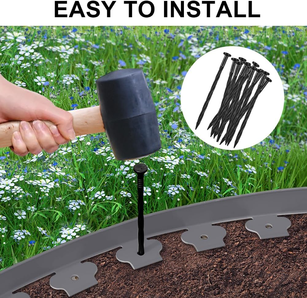 Flexible No-Dig Lawn Edging 10M