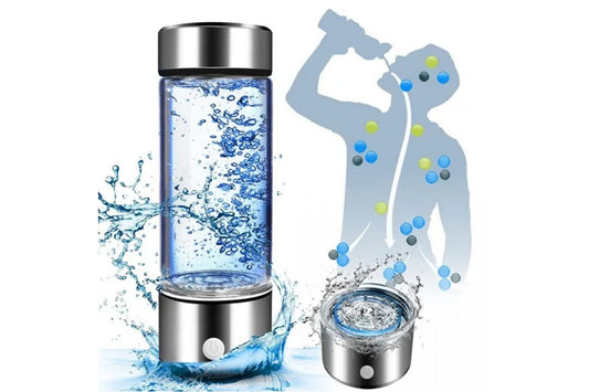 450ml Hydrogen Generator Water Bottle USB Hydrogen Water Ionizer Machine Portable Rechargeable Hydrogen-Infused Water Maker