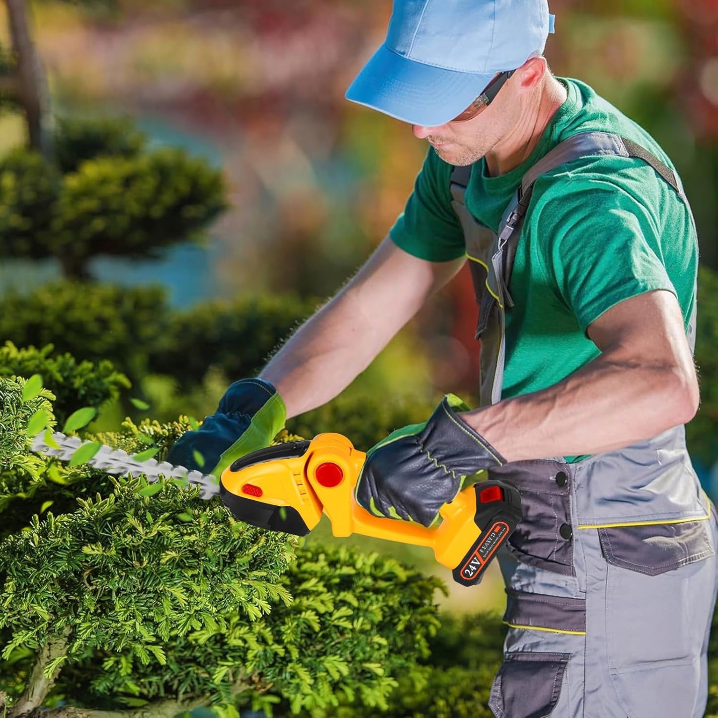 Hedge Trimmer Cordless Lawn Mower 2 in 1