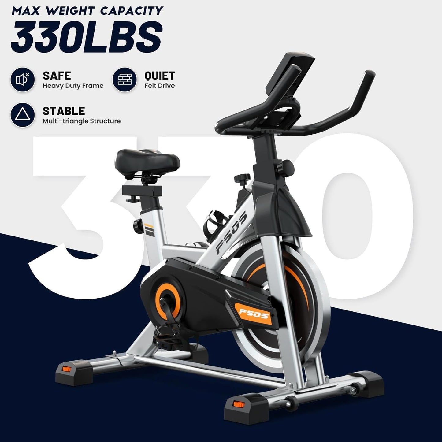 Adjustable Exercises Bike Spin Bike Heavy Duty