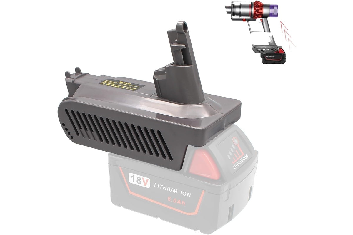 Milwaukee 18V Battery to Dyson V10 Adapter Converter