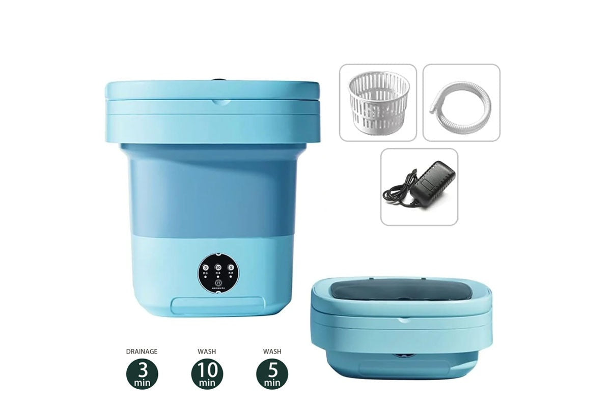 8L Portable Small Foldable mini Washing Machine