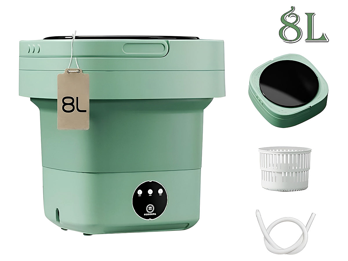 8L Portable Small Foldable mini Washing Machine