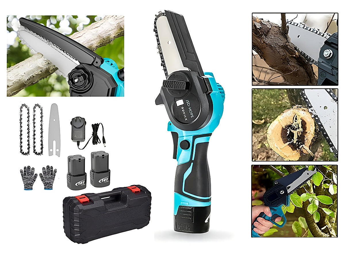 Mini Chain saw Cordless Power Chain Saws 4 Inch
