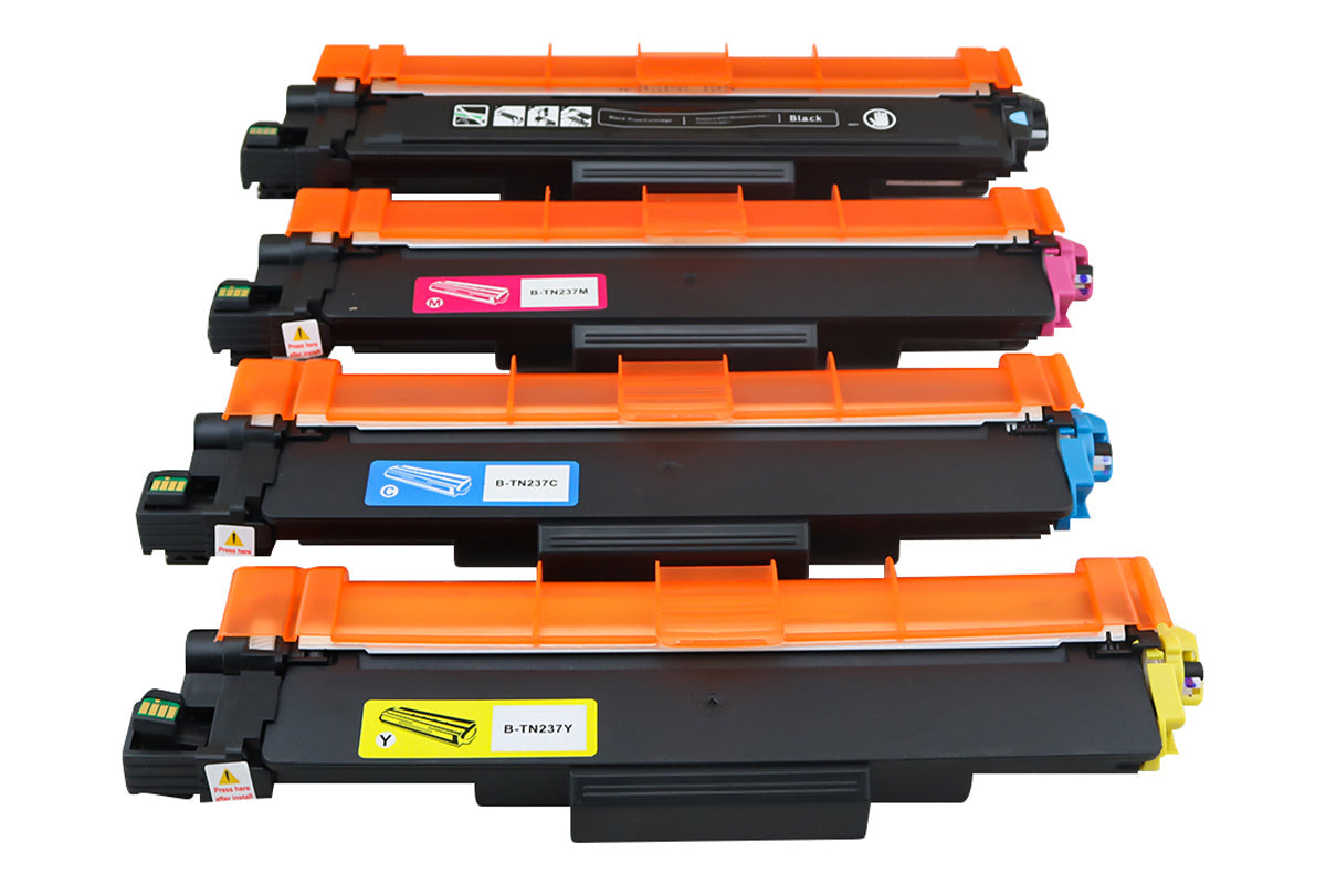 Brother TN237 / TN233 BK+C+M+Y 4 Compatible Toners For Brother MFC-L3710CW