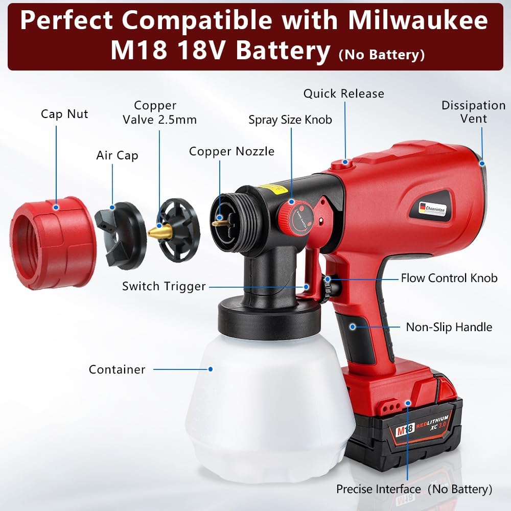 Rechargeable Electric Paint Sprayer