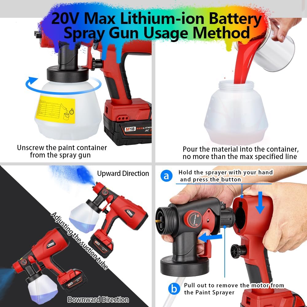 Rechargeable Electric Paint Sprayer