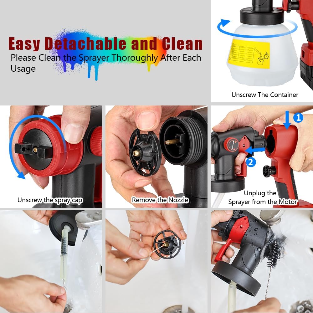 Rechargeable Electric Paint Sprayer