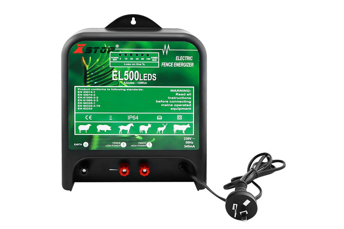 120km Electric Fence Energiser Energizer Charger 5J 240V