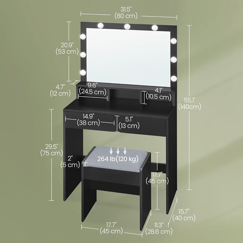 Dressing table with Mirror