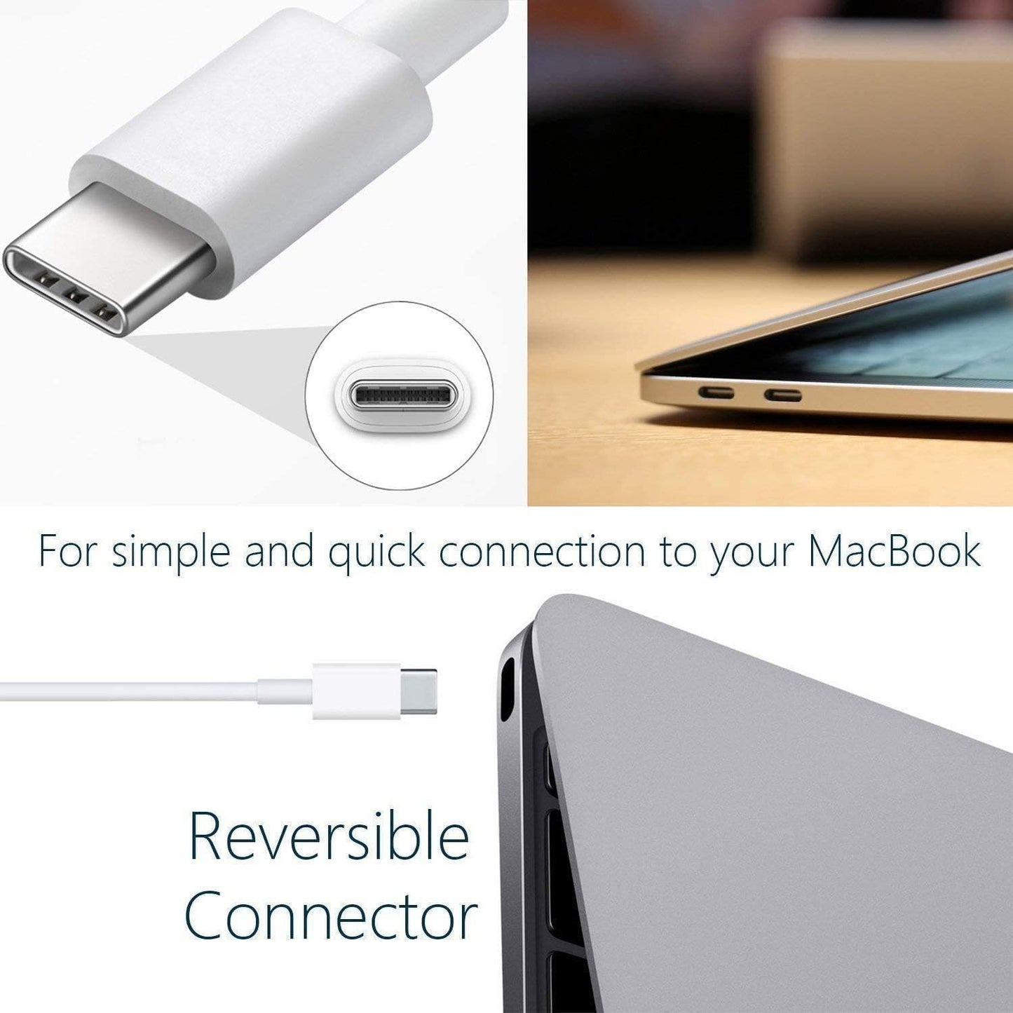 Replacement MacBook Charger 87W USB C