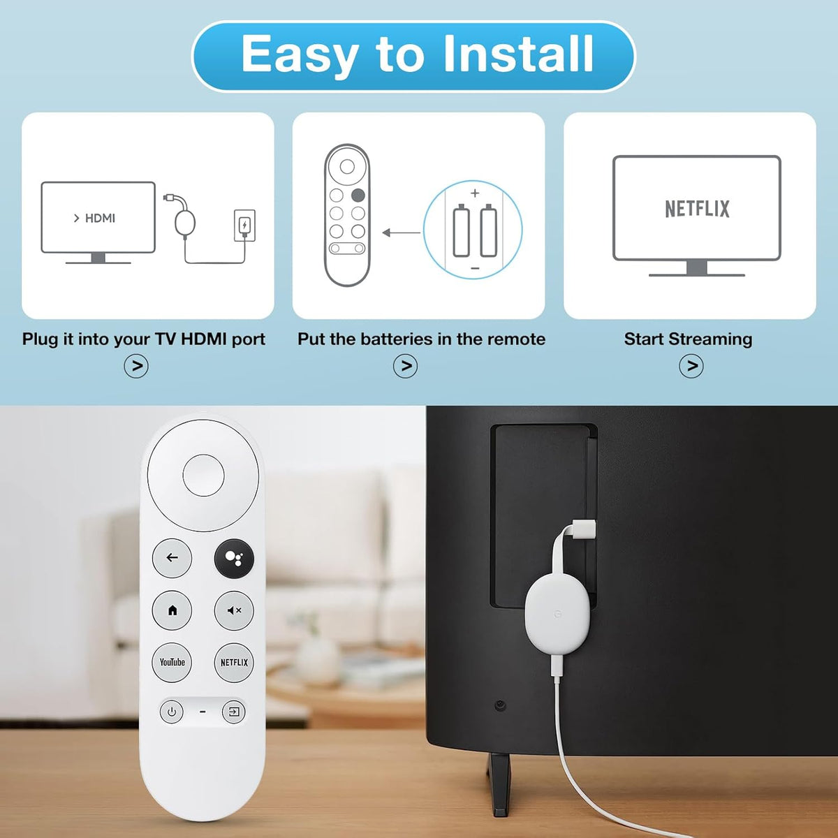 Chromecast Google TV Remote Replacement