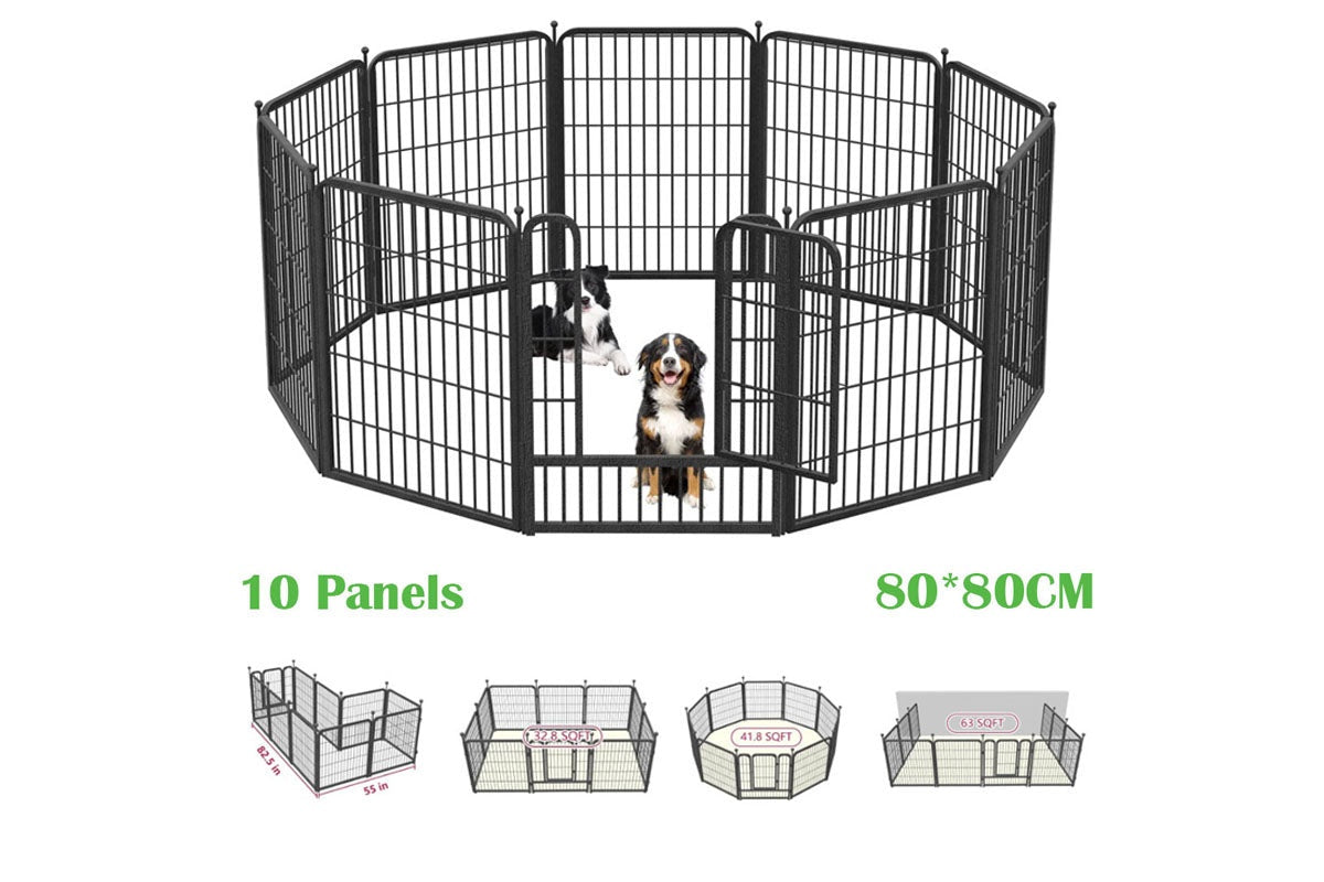 Dog Play Pen 10 Panel 80*80cm