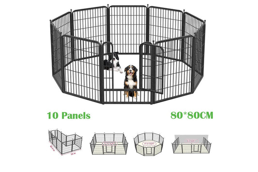 Dog Play Pen 10 Panel 80*80cm