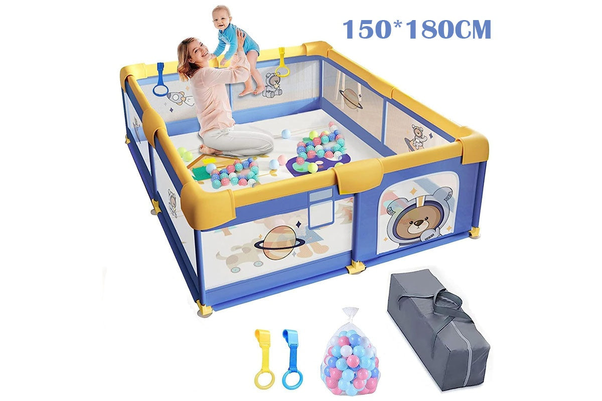 Portable Baby Playpen Fence Gate Wall Fence Barrier