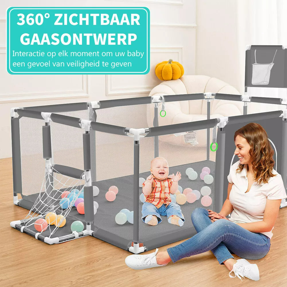 Portable Playpen Fence Gate Wall Fence Barrier PlayPen