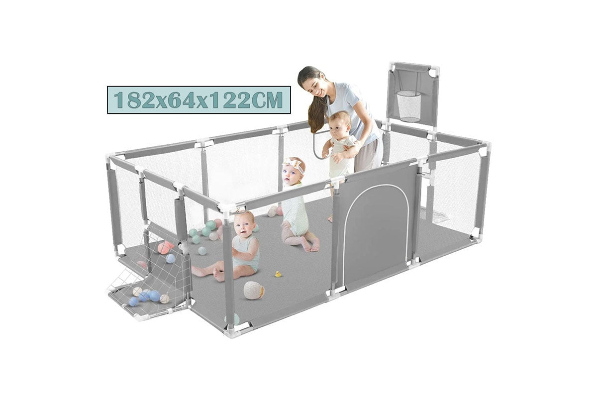 Portable Playpen Fence Gate Wall Fence Barrier PlayPen