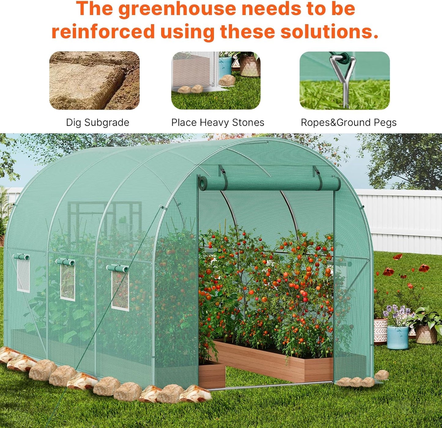 Walk in Greenhouse 3x2x2m