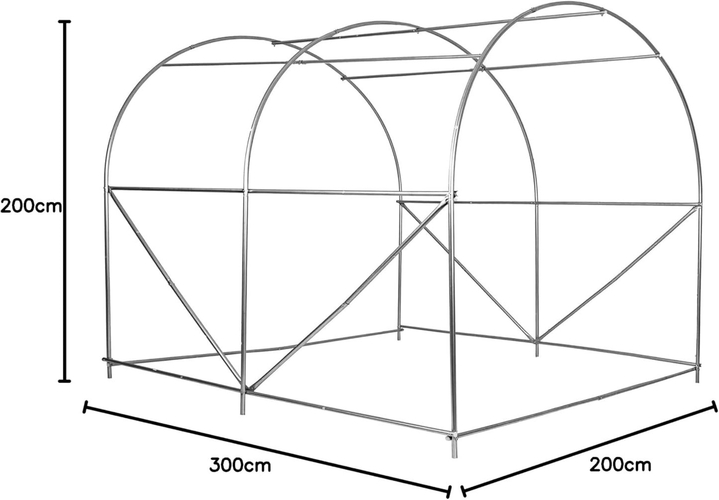 Walk in Greenhouse 3x2x2m