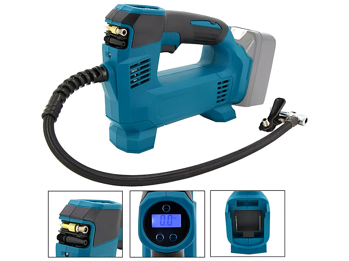 Cordless Car Tyre Inflator Pump Fits Makita 18V Battery