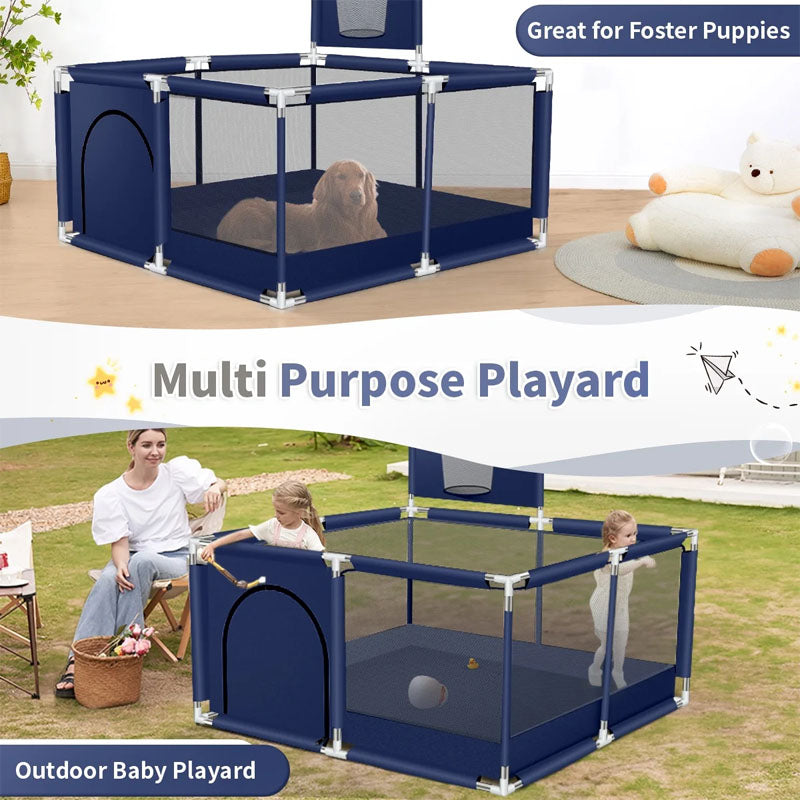 Portable Playpen Fence Gate 125 cm