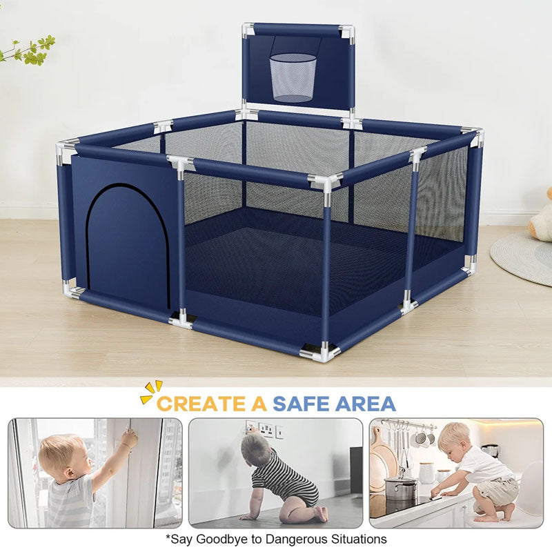 Portable Playpen Fence Gate 125 cm