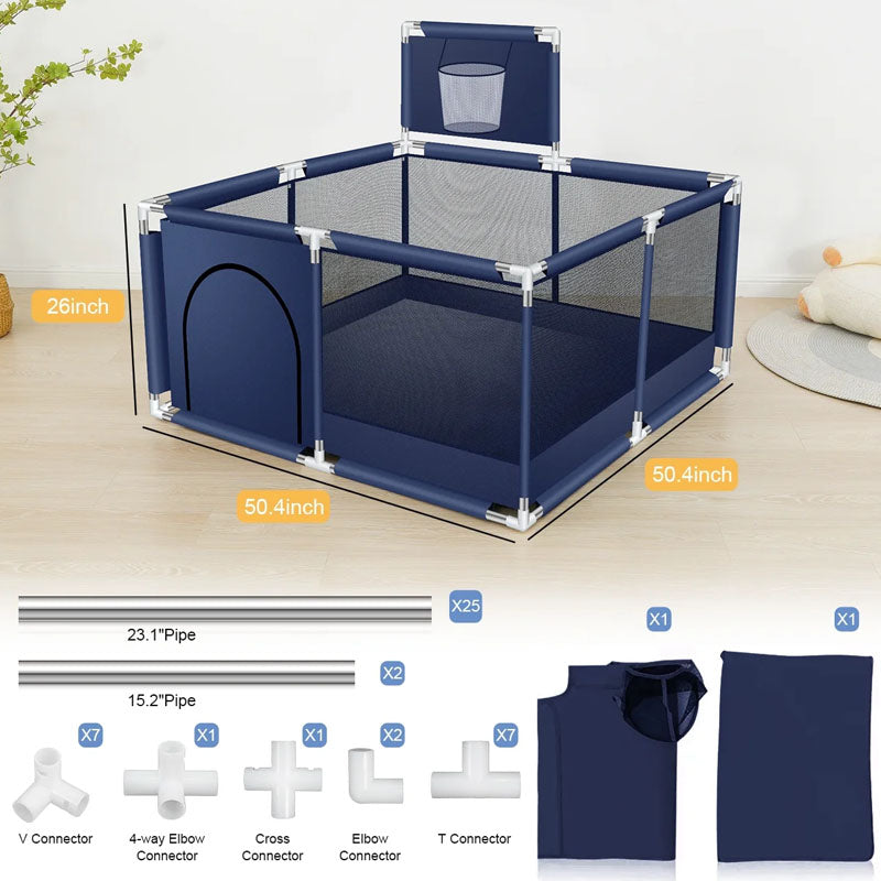 Portable Playpen Fence Gate 125 cm