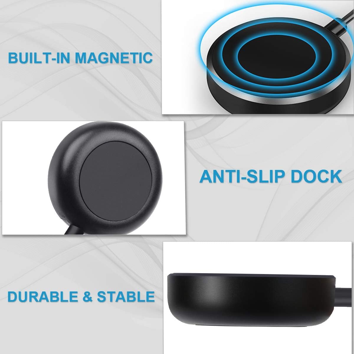 USB Charger For Samsung Galaxy Watch 3 4 5 Active 1 2 3