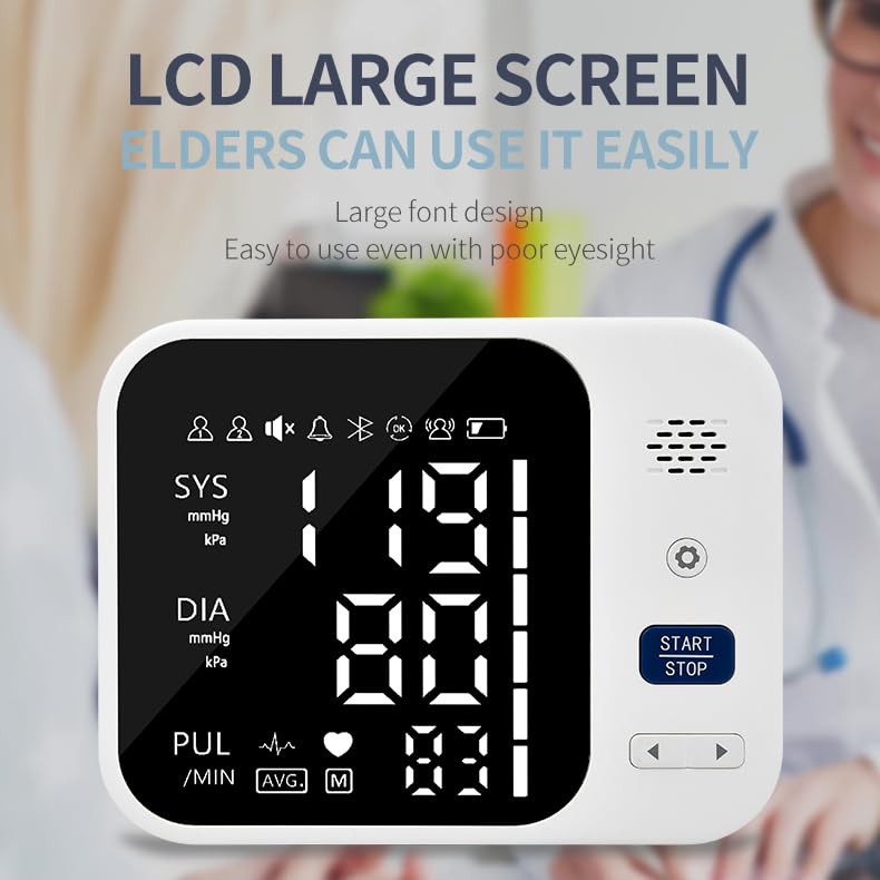 Blood Pressure Monitor Automatic Electronic Digital BP Monitor