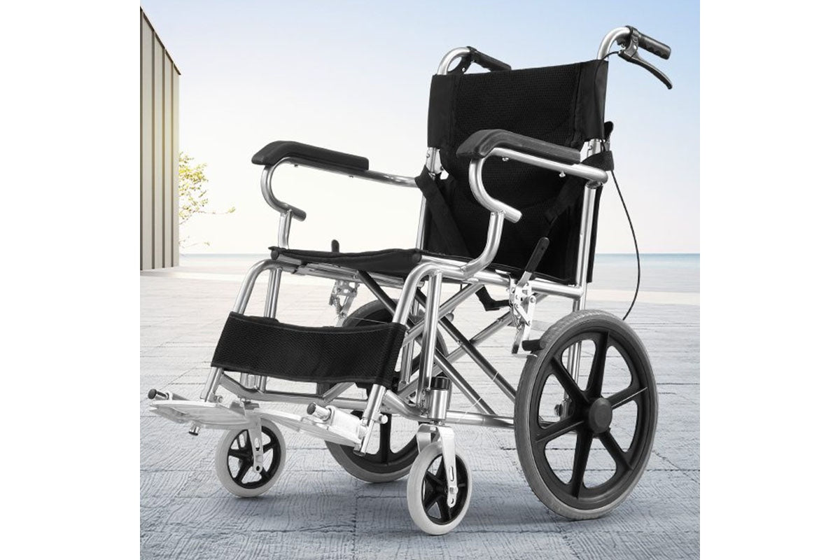 Folding Transit Wheelchair Lightweight