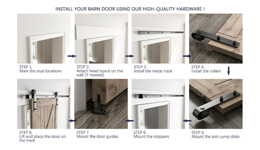 Barn door Hardware 3.6M Double Door