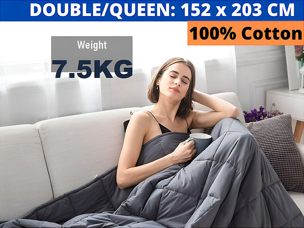 Weighted Blanket 9KG Queen Deep Sleep Relax