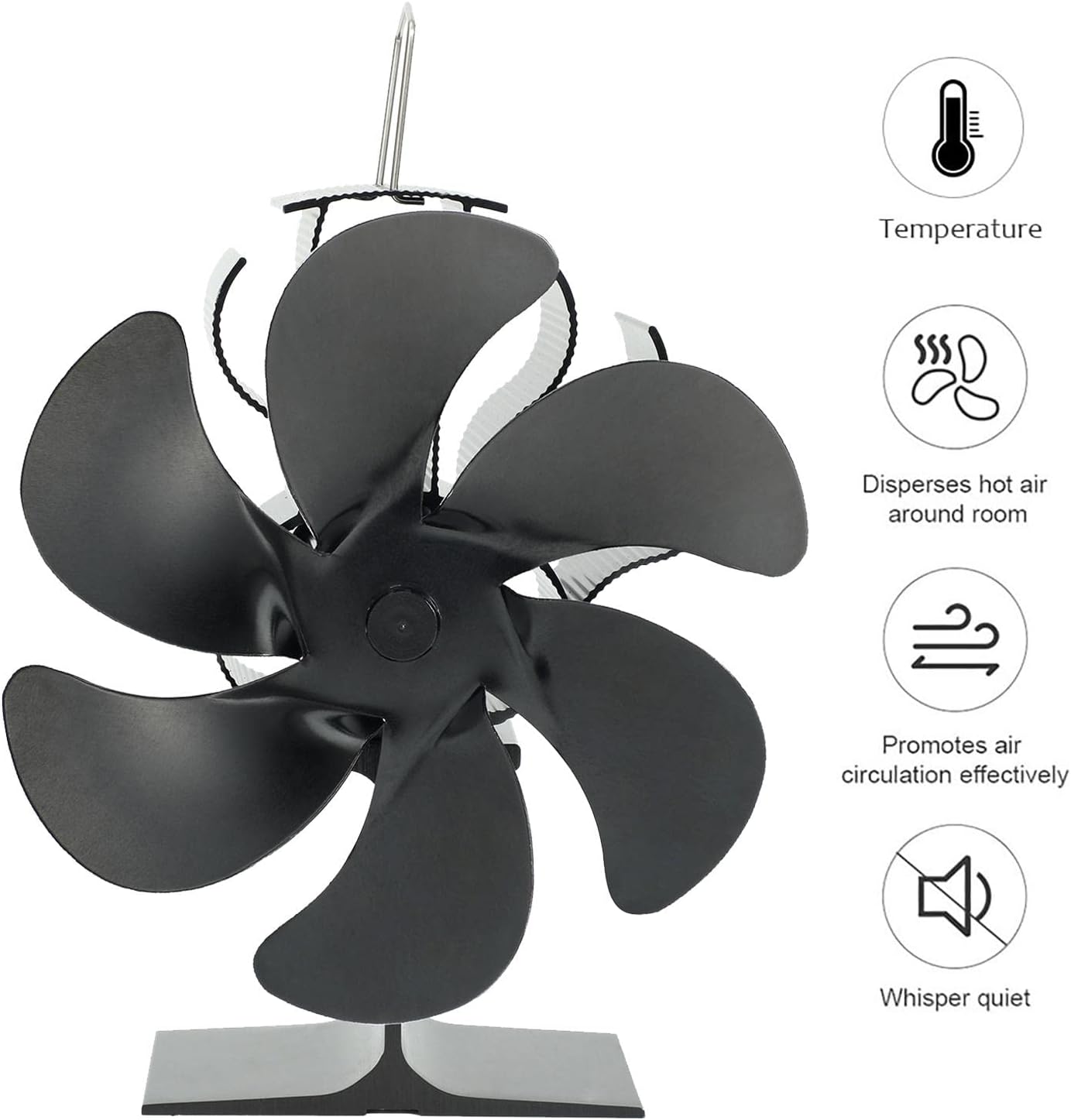 Stove Fan Heat Powered Stove Fan