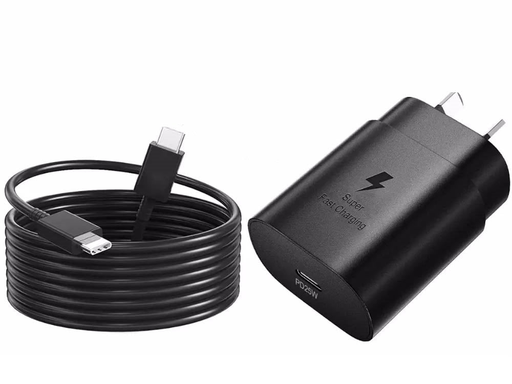 25W Fast Charger USB-C Wall Adapter with 2m Type-C Cable