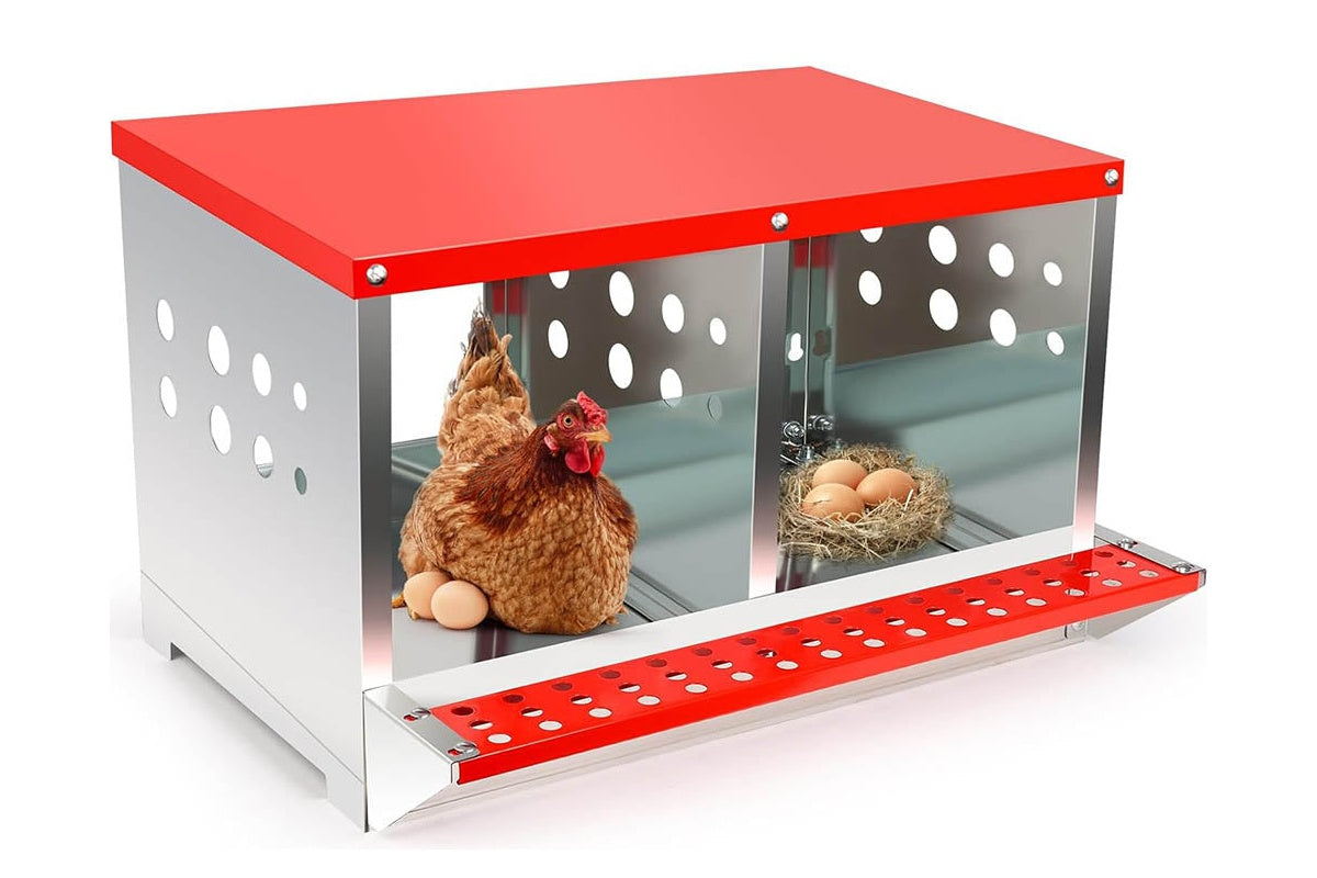 Chicken Nesting Box with 2 Nests