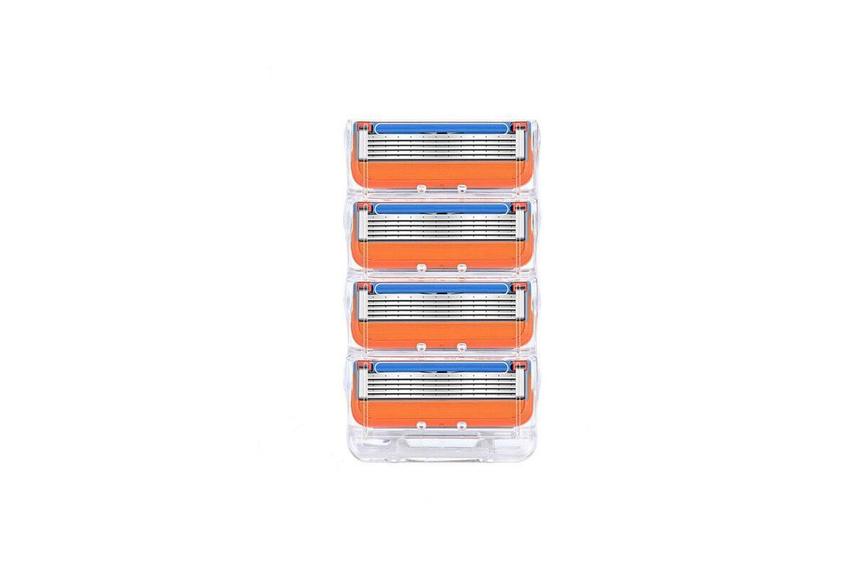 Replacement for Gillette Fusion Power Men's Razor Blade Refills 4 Count
