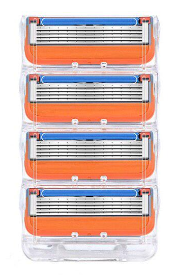 Replacement for Gillette Fusion Power Men's Razor Blade Refills 4 Count