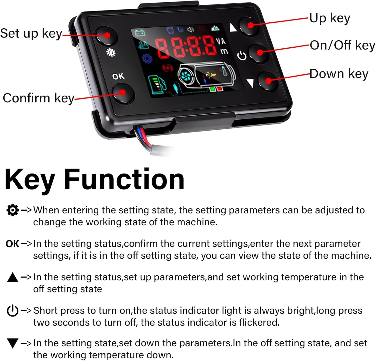 Diesel Air Warmer Controller & Switch