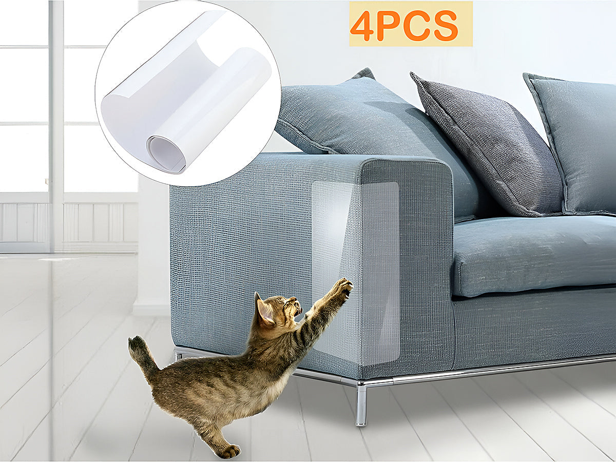 4PCS Pet Cat Anti Scratch Guard Mat