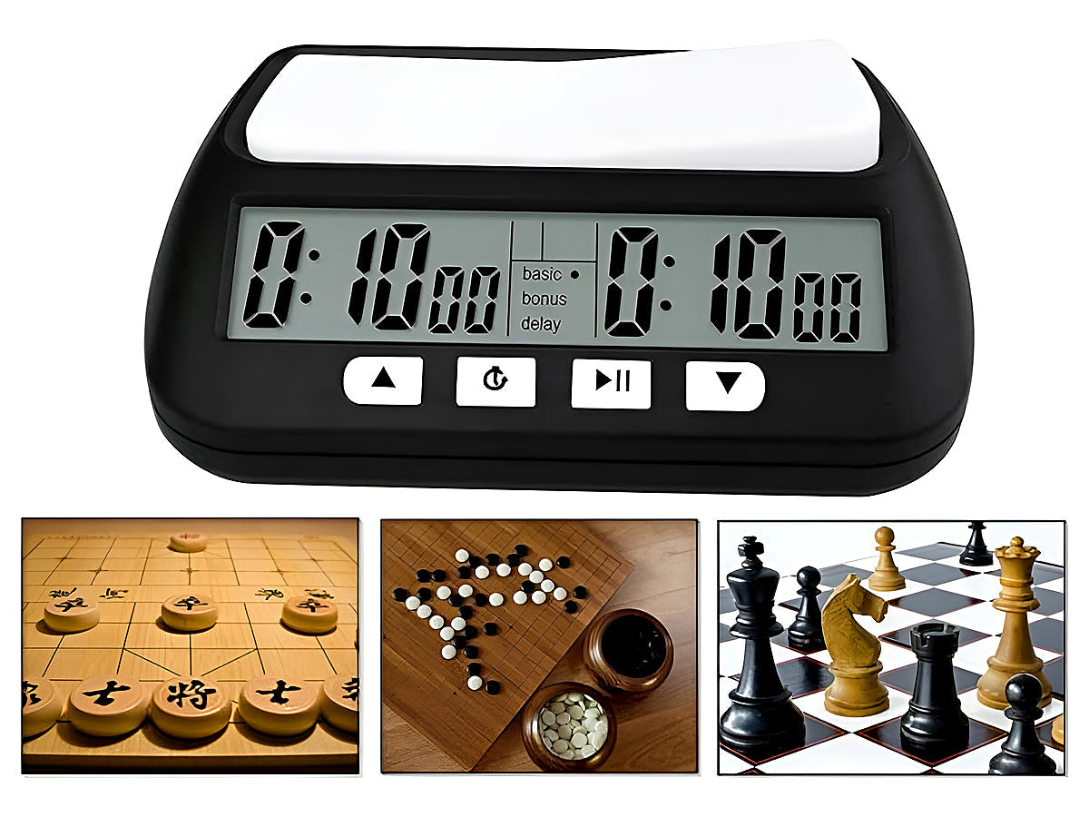 Chess Clock Digital Chess Timer Professional for Board Games
