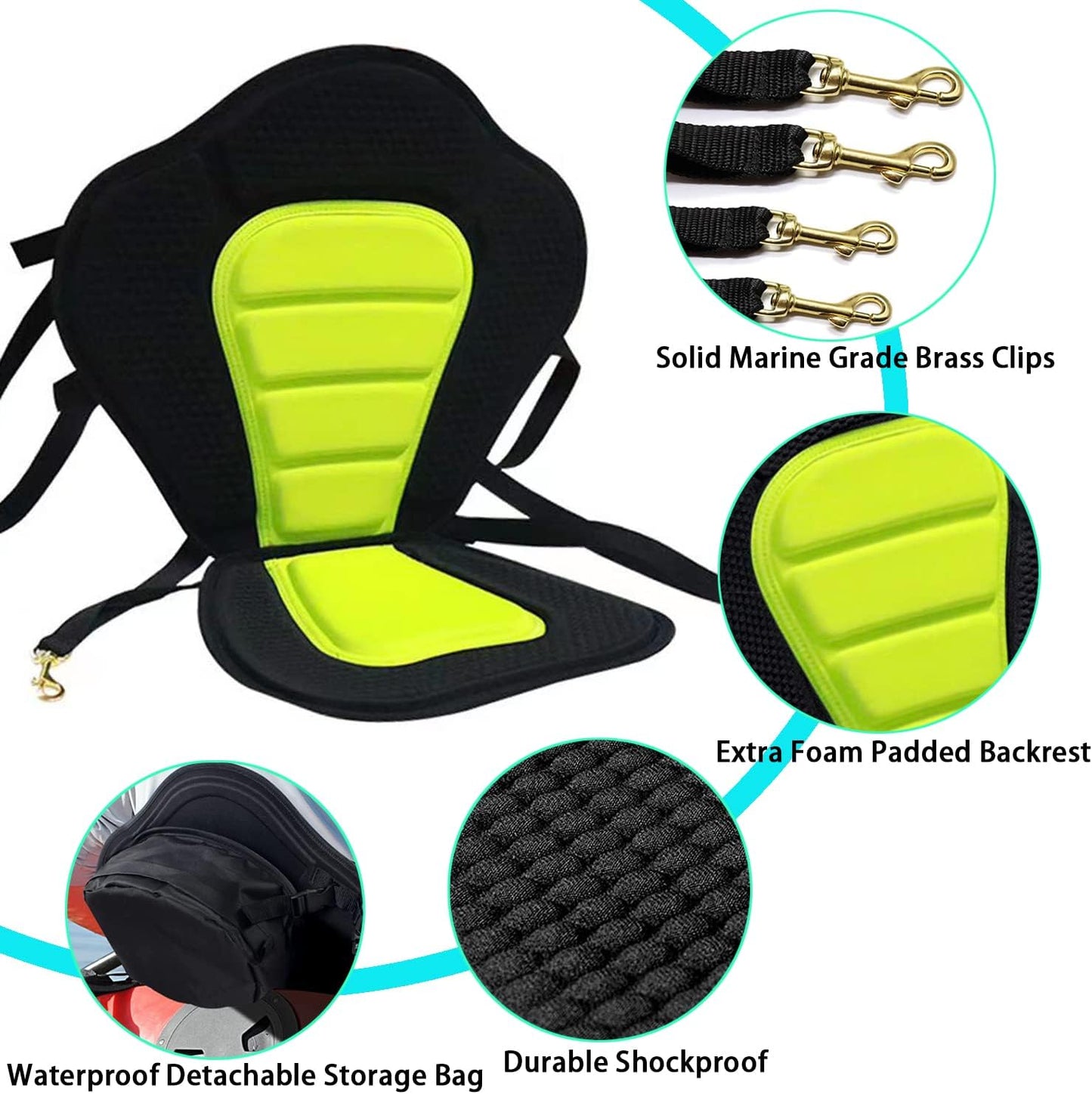 Kayak Seat with Storage Bag