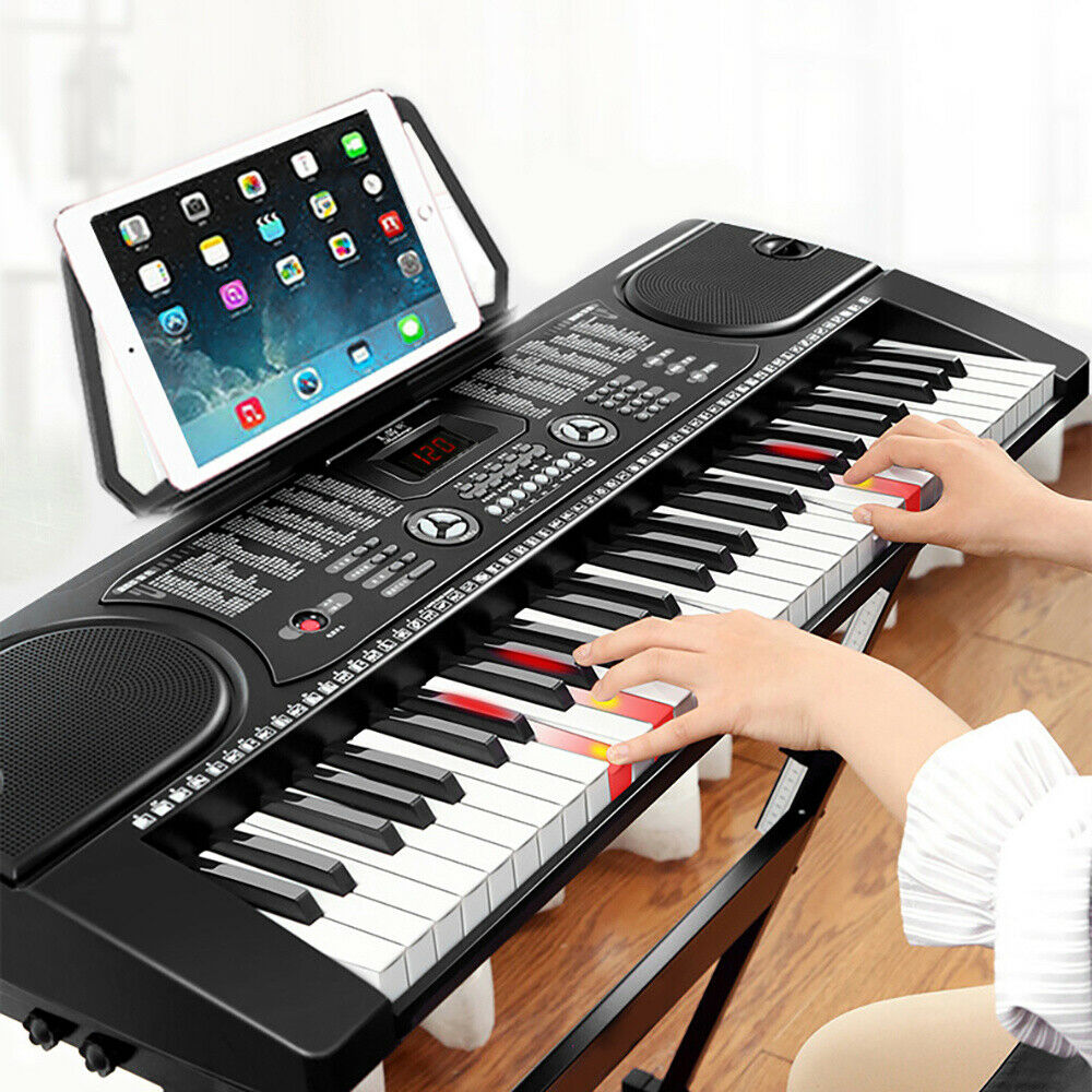 Electronic Keyboard Piano and Piano Stand