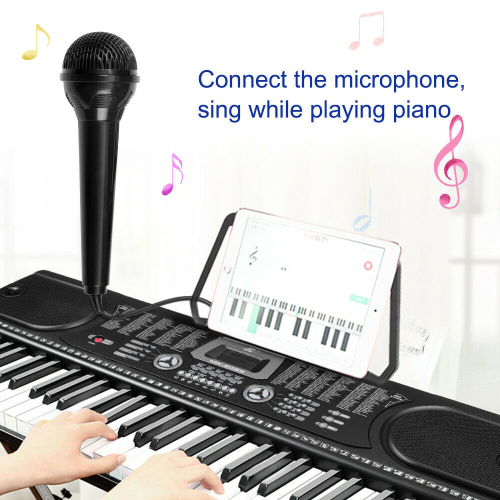 Electronic Piano Keyboard Piano with Stand Headphone and Stool