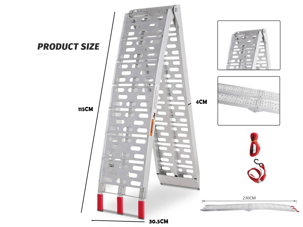 Folding Ramps ATV Mower Loading Ramps