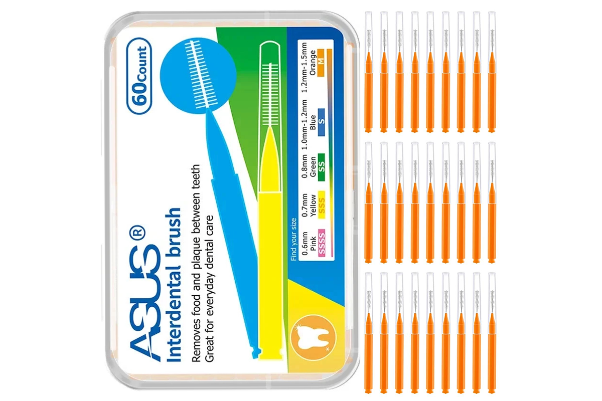 60Pcs X 1.5 mm Interdental Brushes Health Care Tooth